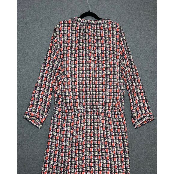 Daniel Rainn | Women's Multicolor Abstract Vibrant Print Lined Dress | Medium - Picture 2 of 3